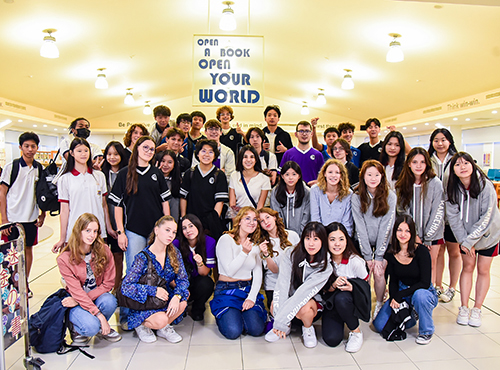 秀岡校區接待法國雷澤聖母高中學生來訪